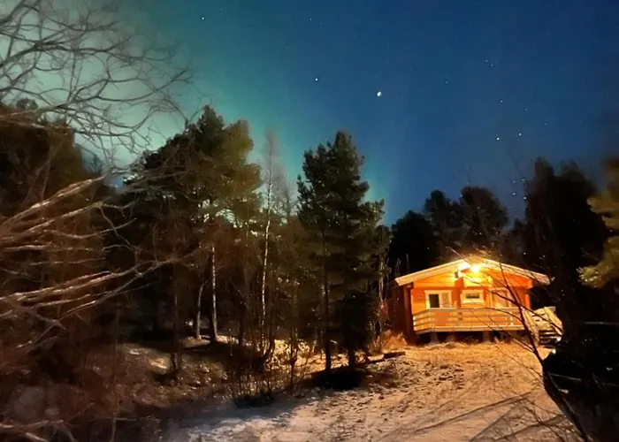 度假居 Macktunet - Retro Log From The 70s In Malangen *